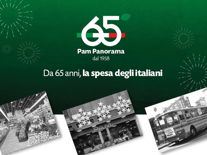 Anniversario Pam Panorama 65 anni
